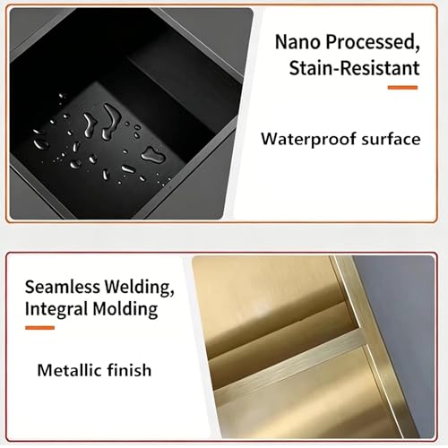 No Tile Required Shelf Stainless Steel Shower Niche Recessed Single Shelf Wall Insert Built-in Bathroom Shower Caddy