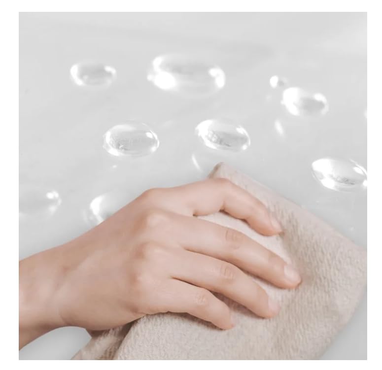 PEVA Shower Stall Curtain Liner, 72" W x 72" H, Clear, Heavy-Duty, Waterproof, for Bathroom 72x72 72INCH