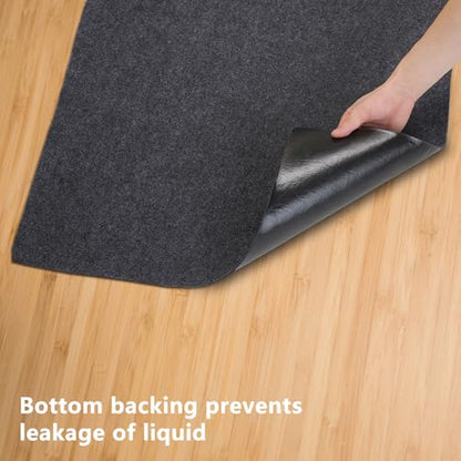 Under The Sink Mat,Cabinet Mat – Absorbent/Waterproof – Protects Cabinets, Premium Shelf Liner, Contains Liquids,Washable (24"×30") - size: 24"W x 30"L