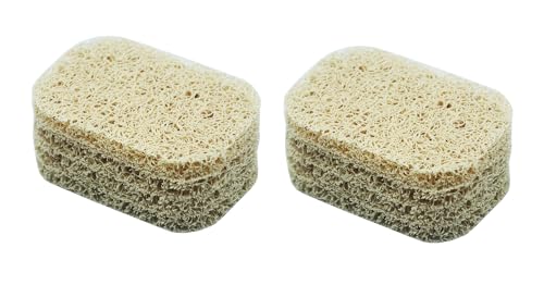 8 Pack Soap Saver Pads, Self Draining Soap Bars Holder Pads for Shower,Kitchen,Bathroom (Beige) - color: Beige