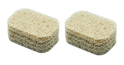 8 Pack Soap Saver Pads, Self Draining Soap Bars Holder Pads for Shower,Kitchen,Bathroom (Beige) - color: Beige