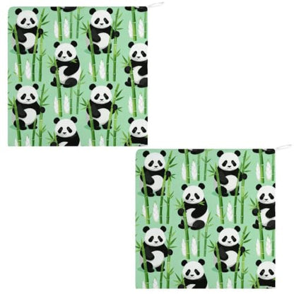 Panda Bamboo, Quick Dry Hand Towel with Hanging Loop for Gym | Absorbent Microfiber Bathroom Towel, Fast Drying Kitchen Towel, Soft Wash Cloth for Pool Bath Shower Fitness Travel, 12 Inch - size: 2PCS