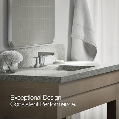 Kohler 97031-4-BN Taut® Centerset Bathroom Sink Faucet, 1.2 gpm, Vibrant Brushed Nickel - color: Vibrant Brushed Nickel