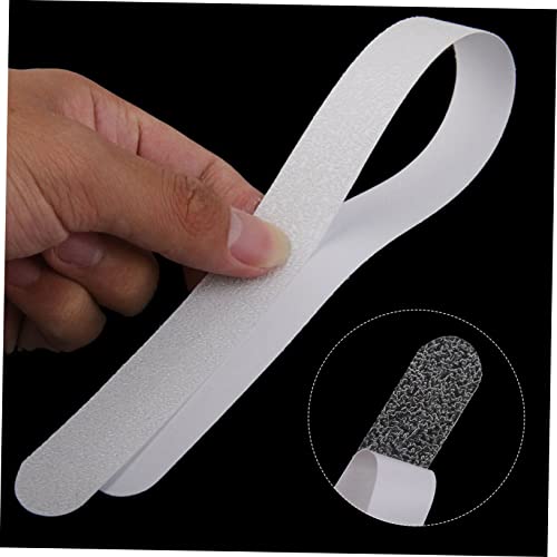36pcs Slip Tape Boys and Girls Bathroom Safety Strips White Stickers for Shower Bath Safety Strips Non Slip Stickers for Bathtubs Stairs Floors - size: 38X2cm