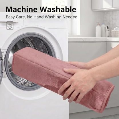 Memory Foam Bathroom Rugs Sets 3 Piece Dusty Rose - color: Dusty Rose