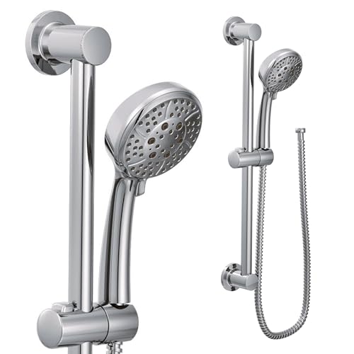 Moen Chrome Eco-Performance 4-Spray Pattern Handheld Showerhead with 69 Long Hose and 30-Inch Slide Bar, 3669EP - color: Chrome