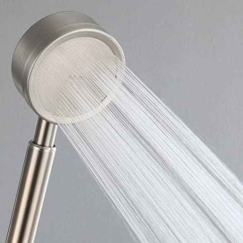 Thermostatic Shower System Stainless Steel, Wall Mounted Shower Set Modern with Shower Head Hose Tap, Adjustable Shower Mixer Set for Bathroom Hotel