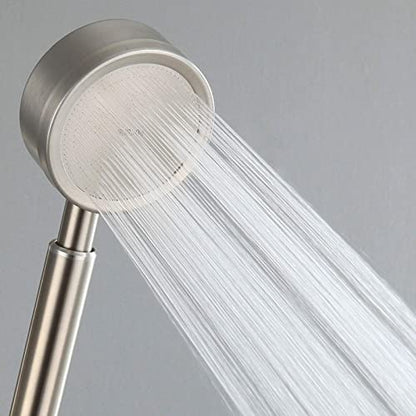Thermostatic Shower System Stainless Steel, Wall Mounted Shower Set Modern with Shower Head Hose Tap, Adjustable Shower Mixer Set for Bathroom Hotel