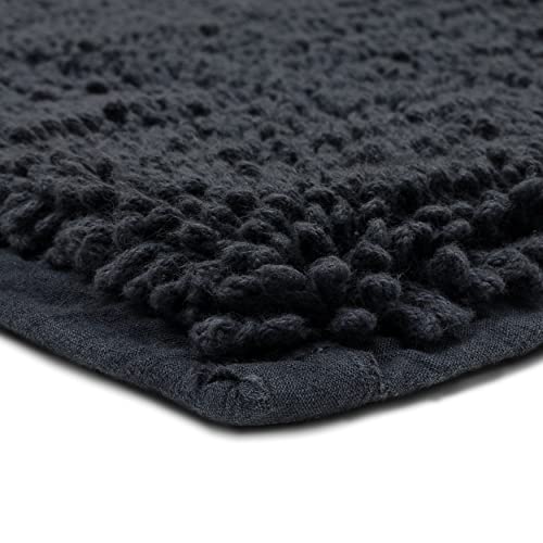 Mohawk Home Classic Cotton Ii Charcoal 2' x 5' Bath Mat - color: Charcoal Grey, size: 2' x 5' (Rectangular)