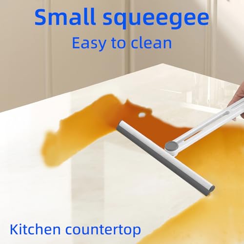Small Squeegee,Shower Squeegee for Glass Doors,Bathroom Squeegee for Shower Glass,Window Cleaning