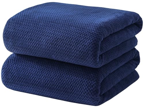 40x80 Inches Bath Sheets Towels for Adults Oversized Bath Towels Extra Large Luxury Super Soft Absorbent Quick Dry Microfiber (Navy Blue,2PCS) - color: 04_navy Blue, size: Bath Sheet-2PCS