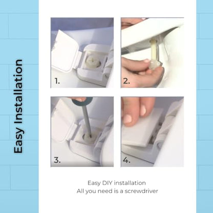 Centoco Elongated Toilet Seat, Economy, USA, DSAMAZ16-416, Biscuit | Closed Front, Cover, Plastic, Made in the USA - color: Biscuit, size: Elongated