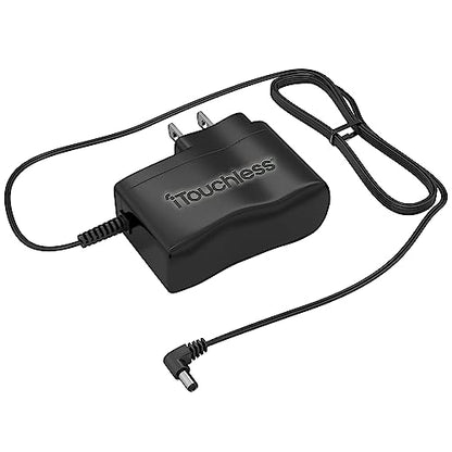iTouchless Power AC Adapter for All Automatic Sensor Trash Cans, Official and Certified for Safety, Warranty Coverage, Fits All, Trash Can Ac Adapter - color: Solid Black, AC Adapter