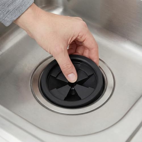 Garbage Disposal Splash Guards 3 3/8" Sink Baffle QCB-AM Replacement for InSinkErator Evolution Series,Removable Quiet Collar Drain Plugs, Garbage Disposer Accessories - color: 3/8 Inch