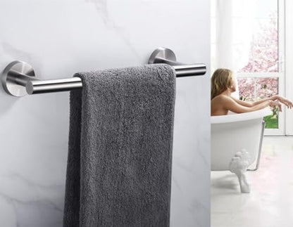 12 Inch Towel Bar 2 Pack for Bathroom 9/12/16/24/28/33 Inch Kitchen Hand Towel Holder Brushed Nickel Stainless Steel 304 RUSTPROOF Wall Mount Towel Rod 2 of Pack (2, Brushed Nickel, 12 Inch) - color: Brushed Nickel, size: 12 Inch