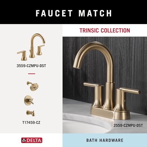 Delta Hand Towel Holder | 12 Inch Champagne Bronze Towel Bar for Bathroom, Kitchen | Trinsic Accessories