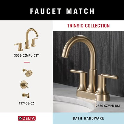 Delta Hand Towel Holder | 12 Inch Champagne Bronze Towel Bar for Bathroom, Kitchen | Trinsic Accessories