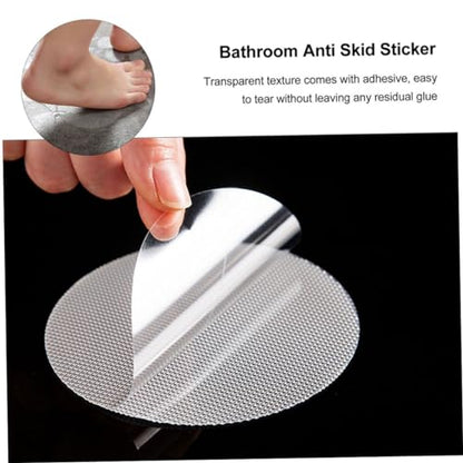 22Pcs Transparent Non Slip Bathtub Stickers Removable Skid Decals for Bathroom Safety Peva Strips for Slippery Surfaces Easy Application for Elderly