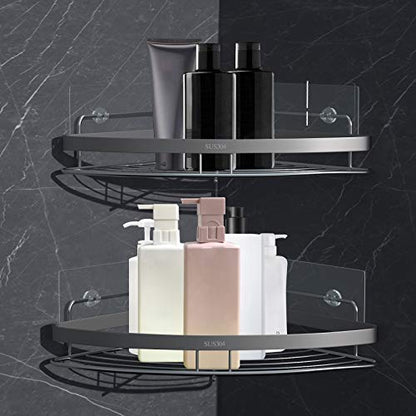 2pcs Shower Caddy Adhesive Replacement | ,Shower Shelves Adhesive Strip Pad Shower Organizer Sticker Replacement Bathroom Heavy Duty Strong Sticky Wall Adhesive