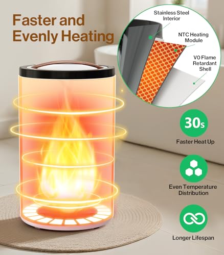 Towel Warmer, 20L Hot Towel Warmers for Bathroom with 24H Timer, Temperature Adjustable, LED Display, Auto Shut Off, Even Heated for Oversized Towels, Bathrobes, Valentine Gifts