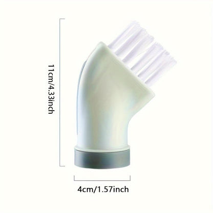 2PCS Extendable Crevice Brush Converts to Bottle Handle for Wet Or Dry Cleaning Multi Purpose Tool for Bathroom Tile Grout Window Sills and Tight Spaces
