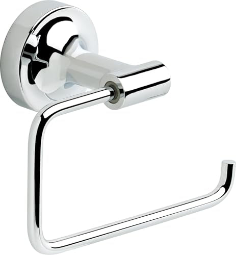 Franklin Brass Voisin (1-Pack) Toilet Paper Holder Polished Chrome Tissue Roll Holder for Bathroom Organization and Storage European Single Post Toilet Tissue Holder Wall Bathroom Accessories VOI50-PC - color: Polished Chrome