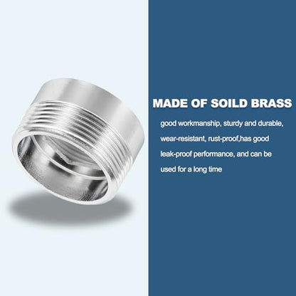 uxcell Faucet Aerator Adapter, M20 Female to M22 Male with Washer, 13mm Length - size: M20 Female to M22 Male, 13mm Length