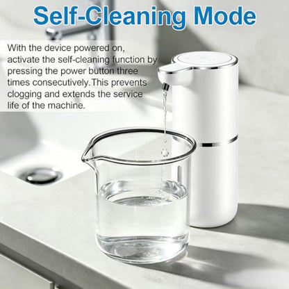 2 Pack Automatic Soap Dispensers,12.8oz/380ml USB Touchless Automatic Foaming Soap Dispenser,Rechargeabled Wall Mounted Smart Soap Dispenser for Bathroom Kitchen Dish Soap - color: White, size: Foam x2