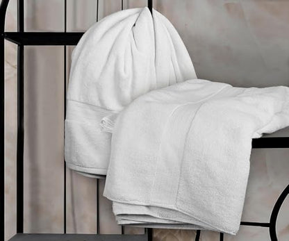 Bliss Casa Jumbo Bath Sheet 2-Pack — 35″×70″ Oversized Cotton Bath Sheets, Ultra-Soft & Highly Absorbent – Quick-Dry, Hotel-Quality & Durable - color: White, size: 2 Pack Bath Sheet