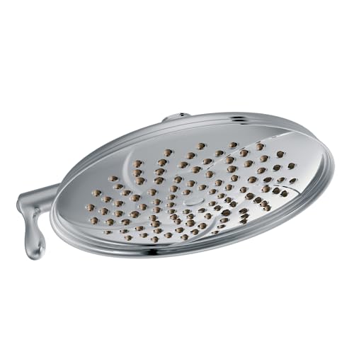 Moen S1311EP Isabel Eco-Performance Two-Function Showerhead with Immersion Technology, 8-Inch, Chrome - color: Chrome, style: Eco-Performance