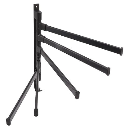 Heavy Aluminum Swivel Towel Bar, Matte Finish Wall Mounted Rack with Hooks Organize Towels and Clothes Save Space with Multi Arms Rustproof Suitable for Bathroom Bedroom Kitchen - color: 5 Arms