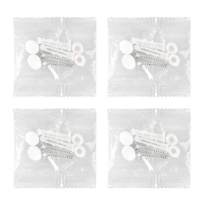Wall Mounted Coat Rack, 2 Packs 15 Hooks Stainless Steel Coat Hook Rail for Coat Hat Towel Purse Robes Entryway Bathroom Closet Room - color: White
