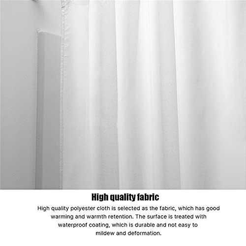 Shower Curtains, 72x72 Inches Waterproof Textured Washable Heavy Duty Fabric Shower Curtain,Minimalist Soft Cloth Chic Hotel Spa Quality Modern Shower Curtain for Bathtub Home Bathroom Farmhouse - color: A