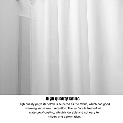 Shower Curtains, 72x72 Inches Waterproof Textured Washable Heavy Duty Fabric Shower Curtain,Minimalist Soft Cloth Chic Hotel Spa Quality Modern Shower Curtain for Bathtub Home Bathroom Farmhouse - color: A