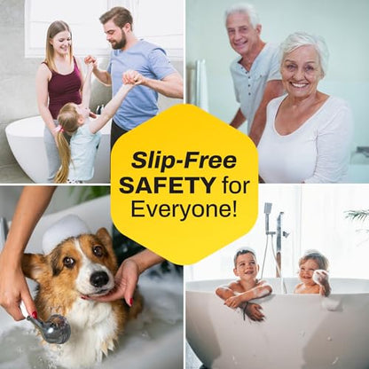 [Made in Korea] Ultra-Thin Bathtub Non Slip Stickers - Diamond Grip Non Slip Bathtub Stickers with Strong Adhesive for Elderly and Safety Use (10)
