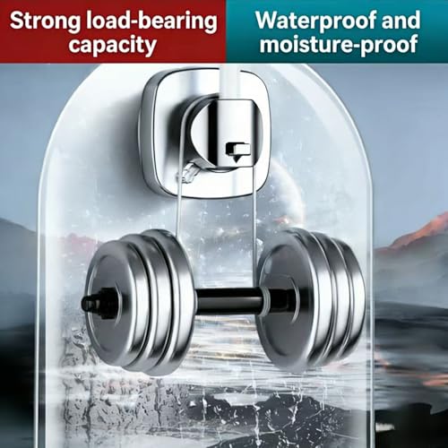 360° Swivel Shower Head Holder with Strong Suction Cup, Adjustable No Drill | Tool-free install in seconds, bathroom wall mount handheld shower bracket, removable, waterproof, 10kg built-in storage hook - color: Gray