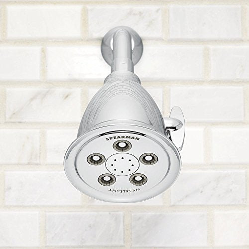 Speakman, Polished Chrome S-2005-HB-E2 Hotel Anystream 2.0 GPM Adjustable Shower Head - color: Polished Chrome, size: 2 GPM