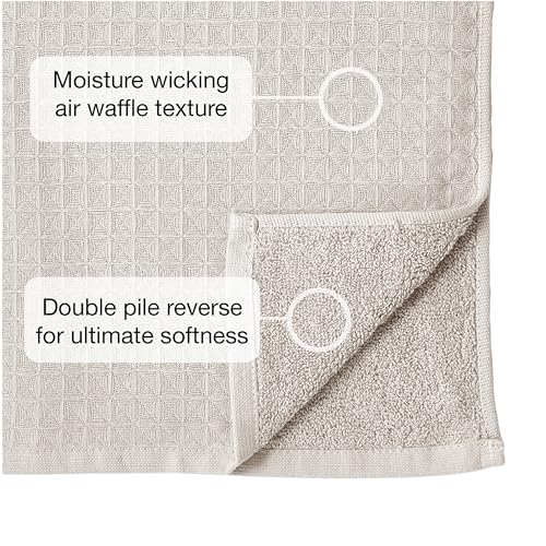 UCHINO Waffle Twist Cotton Bath Towel Absorbent Quick Dry 30x60 Ebony 1 Pc - color: Ebony, size: Bath Towel