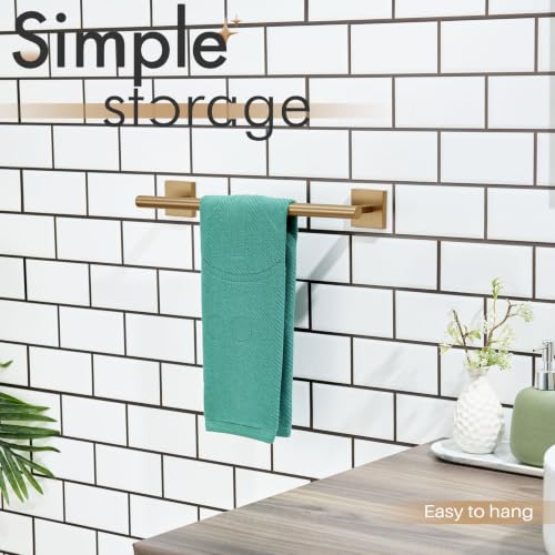 KOKOSIRI Bathroom Towel Bars 12 Inch Towel Ring Champagne Bronze 30CM Hand Towel Holder for Bath Kitchen Wall Stainless Steel B4005CPG-L12 - color: Champagne Bronze, size: 12-Inch