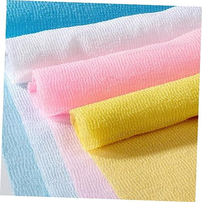 Long Body Exfoliating Nylon Bath Towel 3PCS Set Spa Towel Shower Washcloth Gentle Skin Care Sturdy