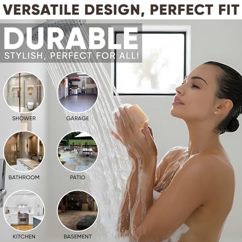 4 ¼” Oil Rubbed Bronze Snap-in Shower Drain Cover - Solid Brass Construction - 4.25" OD Shower Drain Strainer - Easy Install - Premium Round Shower Drain Cover - Bronze Replacement Grate - color: Oil-rubbed Bronze