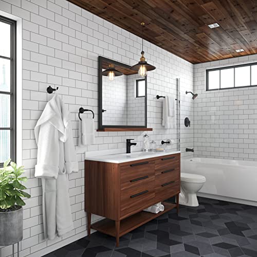 Pfister BPHPFM0B Pfirst Modern Toilet Paper Holder, Matte Black (Pack of 3) - color: Matte Black, size: 3 Pack