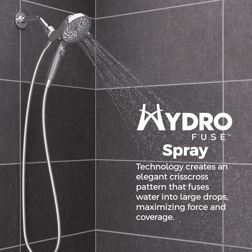 Pfister HydroFuse Handheld Shower Head, Hose Included, Magnetic Docking, 6-Function, 1.75 GPM, Polished Chrome Finish, 016WS2HFM01CC - color: Polished Chrome, size: 1.75 GPM