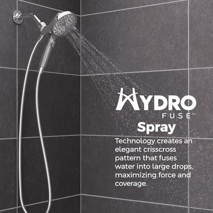 Pfister HydroFuse Handheld Shower Head, Hose Included, Magnetic Docking, 6-Function, 1.75 GPM, Polished Chrome Finish, 016WS2HFM01CC - color: Polished Chrome, size: 1.75 GPM