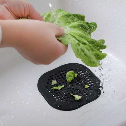 2 Pack Drain Cover Hair Catcher Drain Plug Hair Stopper Drain Protector for Shower Bathroom Accessories Bathtub Deep Grey - color: Deepgrey