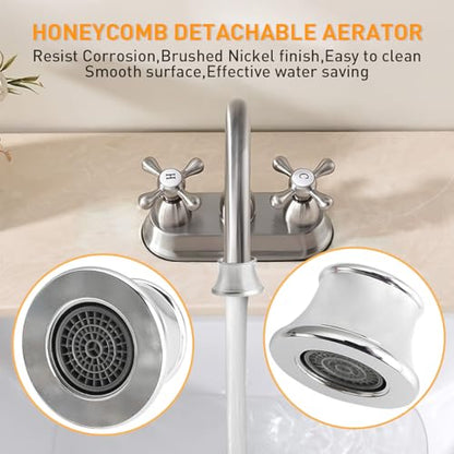 Faucet Aerator Compatible with Moen 101964 116618, Fit for Shower Bathroom Kitchen Faucet Parts, High Flow Sink Aerator Replacement, 2.2 Gallon Per Minute, Finish Chrome - color: Chrome
