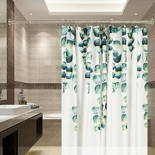 Heavy Duty Shower Rod, Adjustable Shower Curtain Rod, Expandable 47-84 Inch, Permanent Mount Shower Rod, Never Rust Stainless Steel For Window Curtain and Closet, Brushed Nickel - color: BRUSHED NICKEL