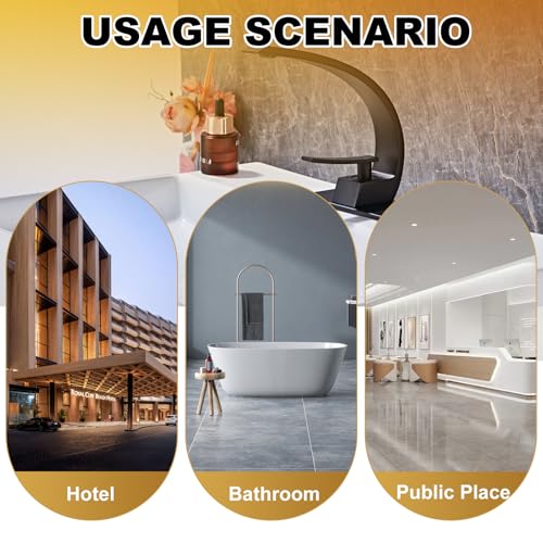Matte Black Bathroom Sink Faucet, Unique Design and Pop Up Drain - color: Matte Black