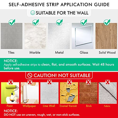 KES Adhesive Towel Bar 9-Inch No Drill Towel Bar Towel Rack for Kitchen SUS304 Stainless Steel Brushed Finish, A7000S23-2 - color: Grey (Brushed Finish), size: 9 Inch