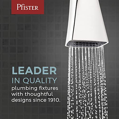 Pfister LG15-0600 Pfirst Series Showerhead 1.8 gpm Polished Chrome - color: Polished Chrome, style: 1.8 gpm